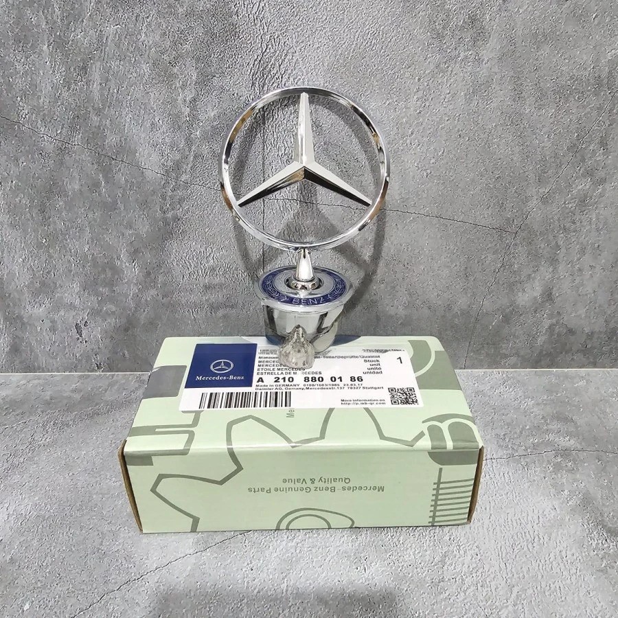 Hood Emblem Star Logo Fits For All Mercedes-Benz Model 2000-2018 A2108800186 OEM Hood Emblem Star Logo Fits For All Mercedes-Benz Model 2000-2018 A2108800186 OEM