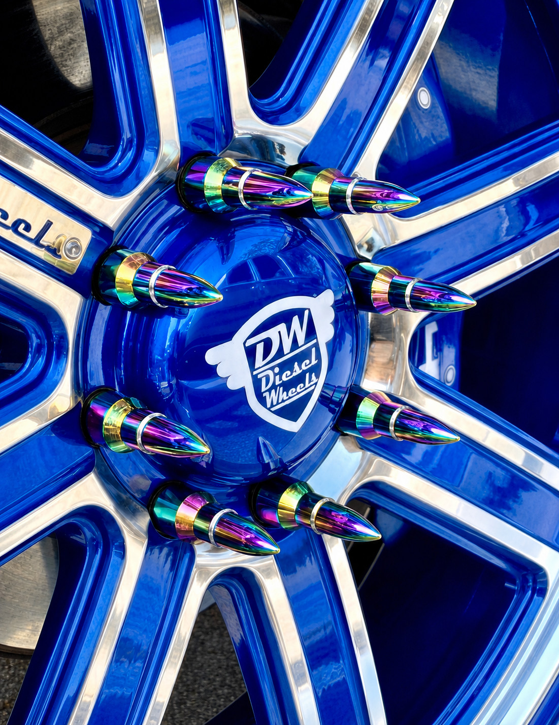 20 TRUE SPIKE 50 CAL FAT BULLET 14X2 LUG NUTS 4.90\