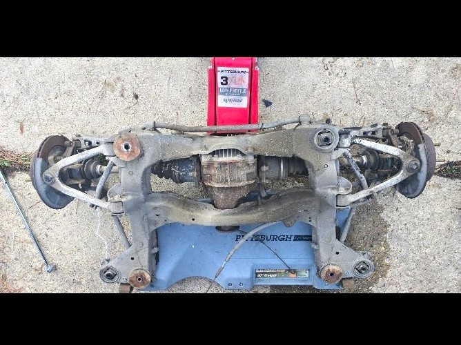 1986-1991 Toyota Supra Mk3 Oem Rear Subframe And Differential 1986-1991 Toyota Supra Mk3 Oem Rear Subframe And Differential