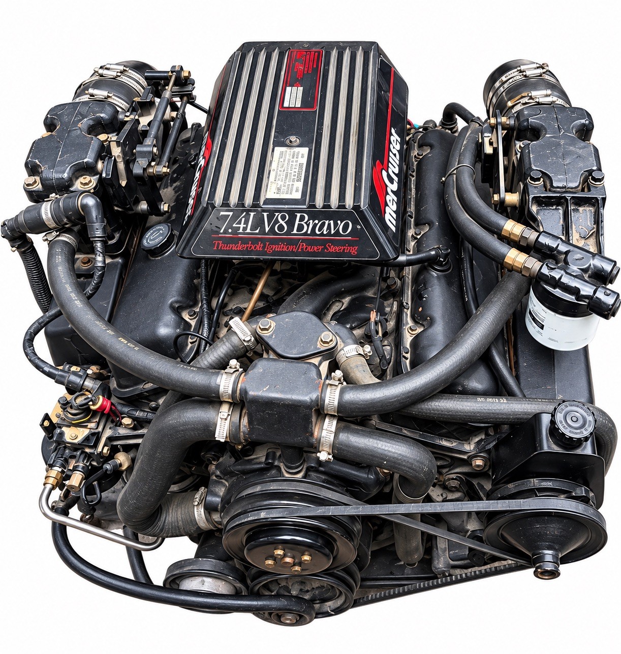MerCruiser Marine 7.4 L 454 V8 Bravo Engine FRESH WATER Drop In Ready 457 HRS 