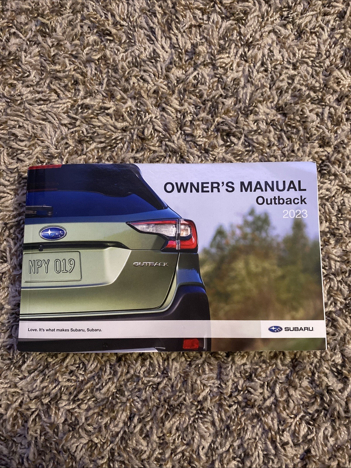 2023 SUBARU OUTBACK OWNERS MANUAL. 