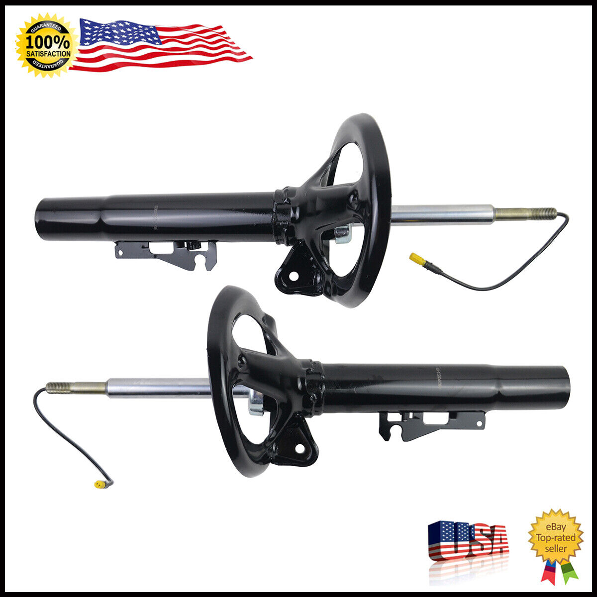 2x Front Shock Absorbers w/PASM Fits Porsche Carrera 911 997 4WD 2005-2012