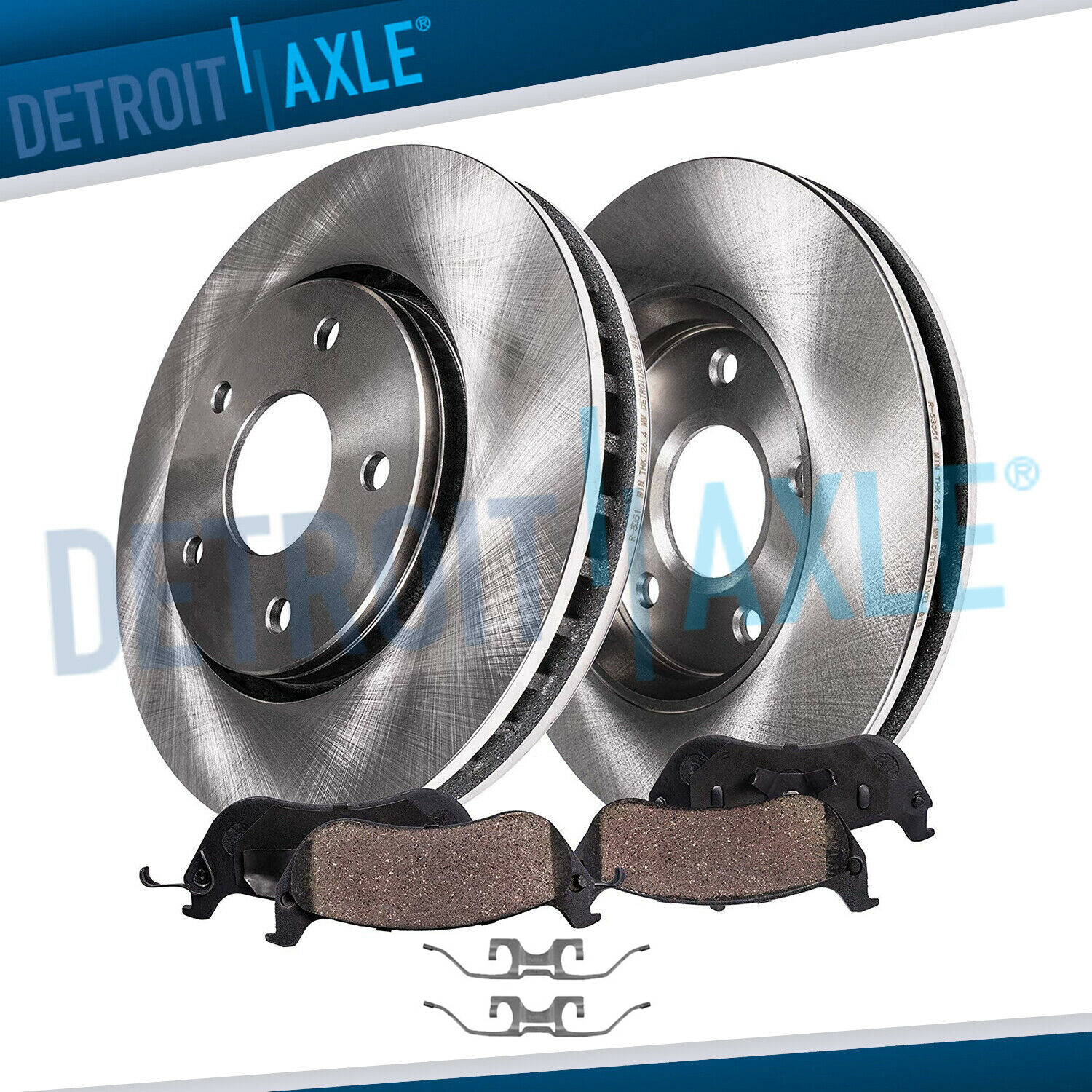 12.60 inch (320mm) Front Disc Rotors Brake Pads for Ford Escape Transit Connect