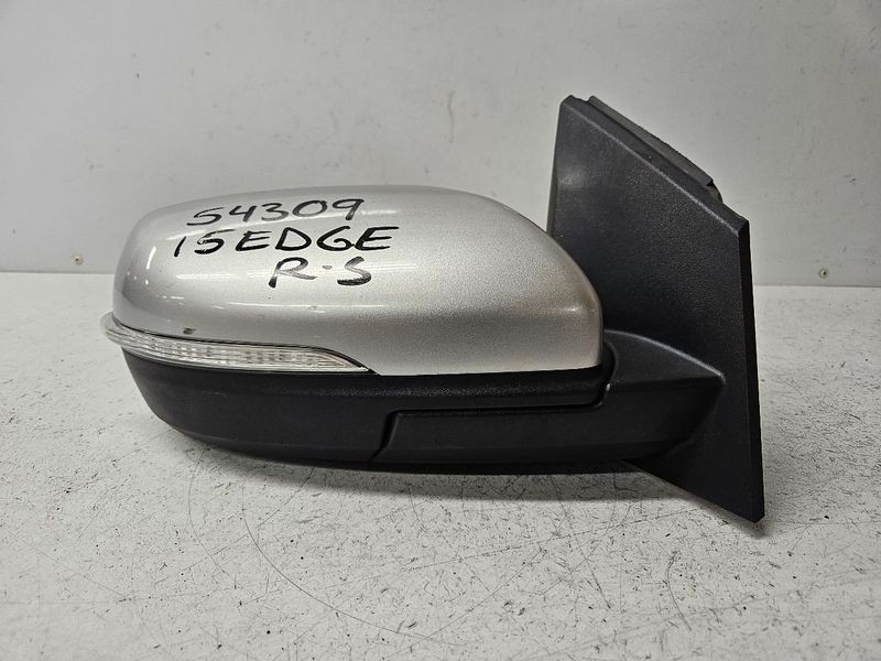 2015-2018 Ford Edge Right Passenger Side Door Mirror Assembly Silver Heated OEM