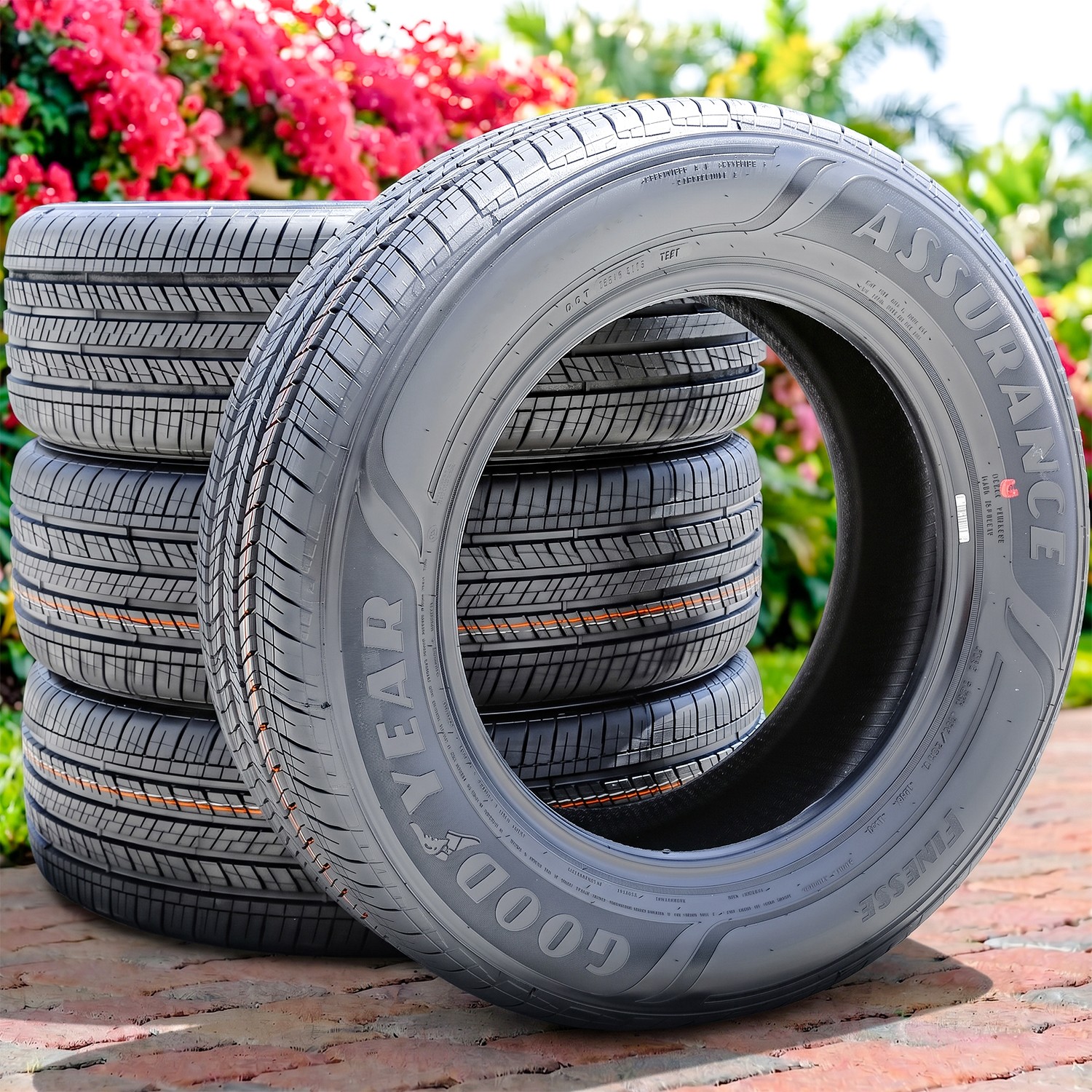 4 Tires Goodyear Assurance Finesse 225/65R17 102H (DC) AS A/S All Season 4 Tires Goodyear Assurance Finesse 225/65R17 102H (DC) AS A/S All Season