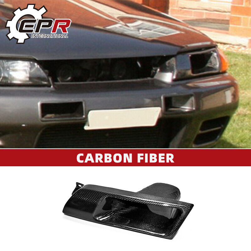 For Nissan R32 Skyline GTR GTS (LHS) Vented Carbon Fiber Headlight Replacement