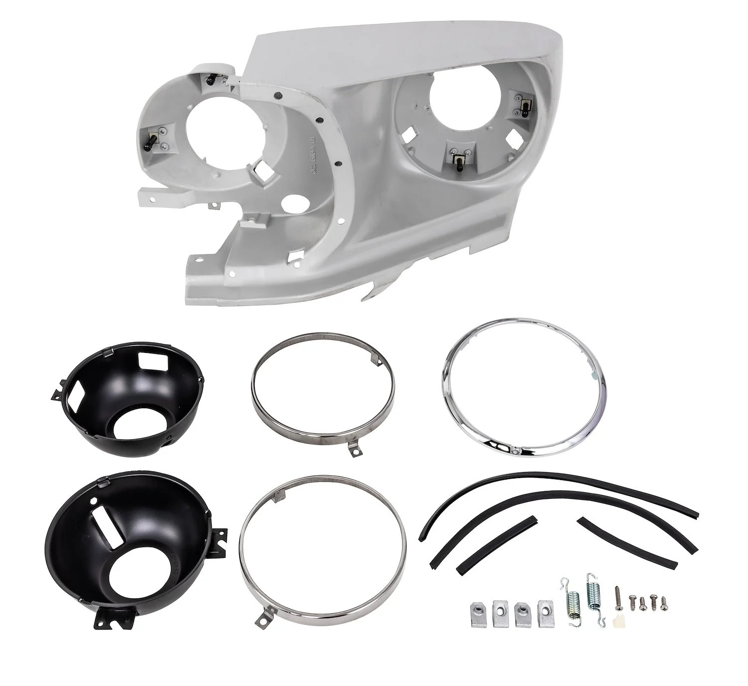 JEGS Headlight Bucket Assembly for 1969 Ford Mustang [Left/Driver Side]
