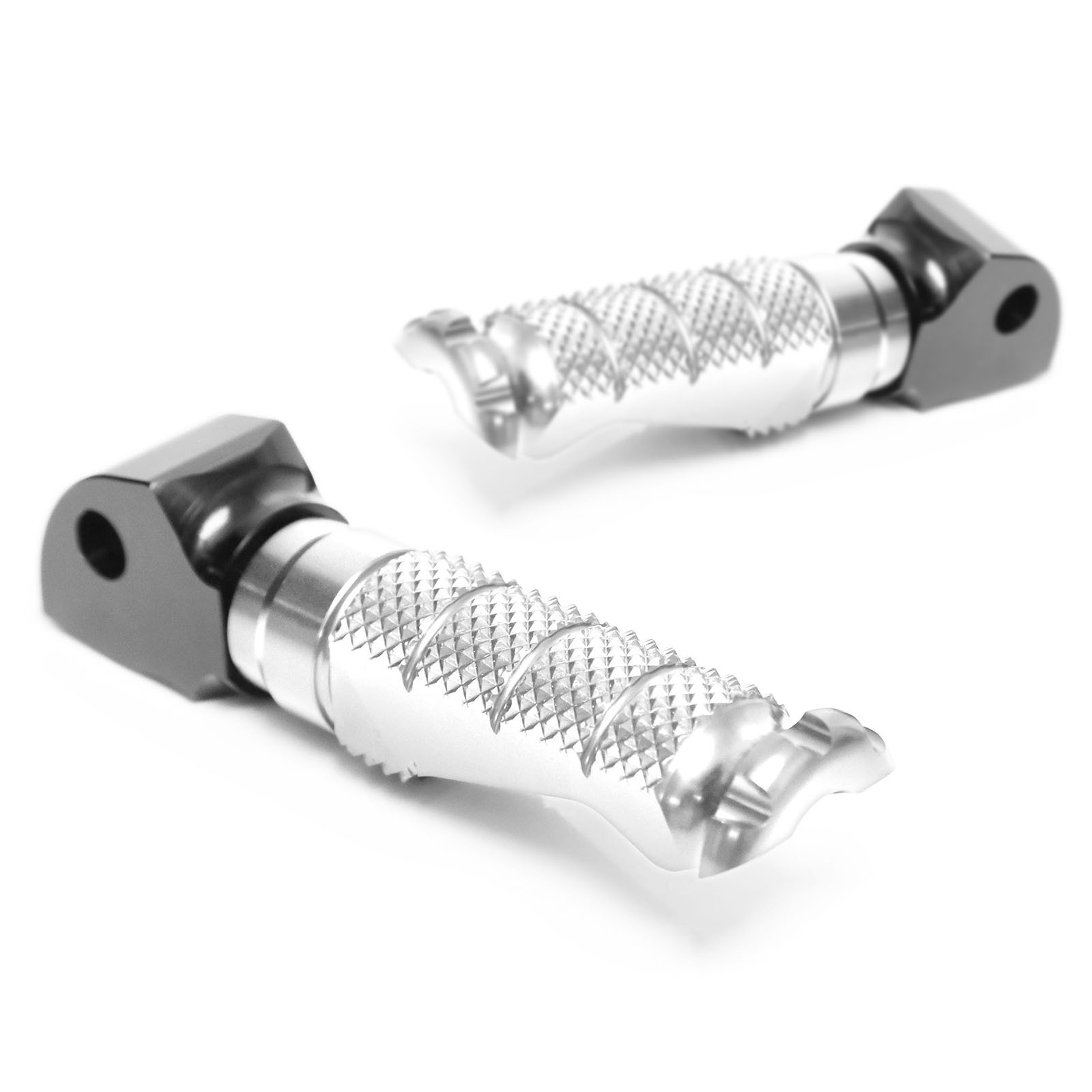 R-FIGHT Silver Rear Foot Pegs For Yamaha YZF R3 15 16 17 18 19 20 21