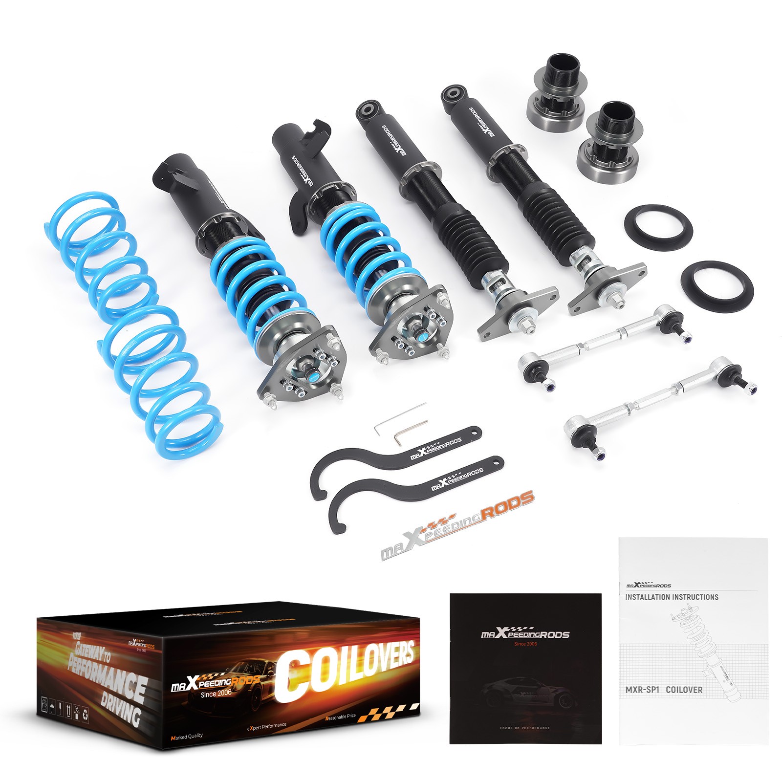 MaXpeedingrods T6 Coilover Kit w/ 24-Way Damping for Ford Focus ST ONLY 13-18