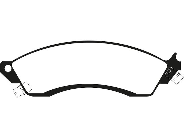 For 1999-2000 Panoz AIV Roadster Brake Pad Set Front EBC 55745WZQB