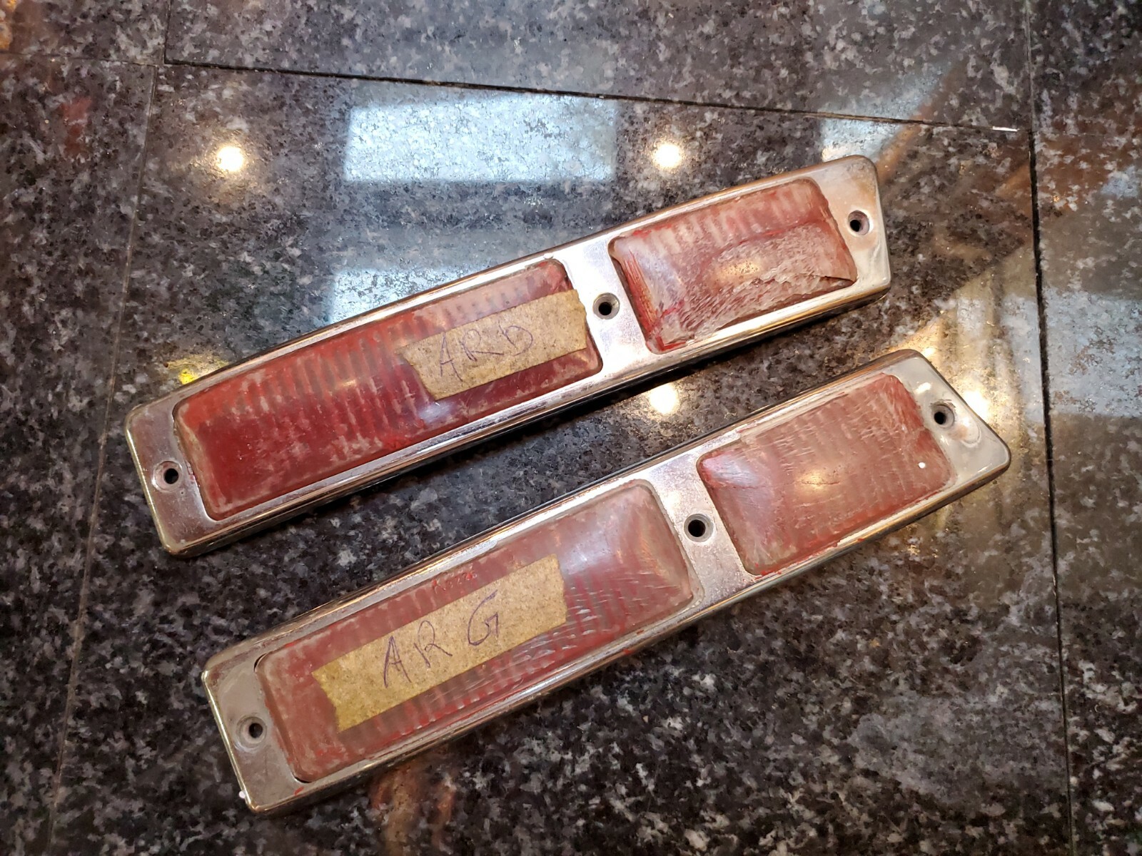 Mercedes 300SL Gullwing 1954-63 w198 tail light Lens left right oem euro pair 