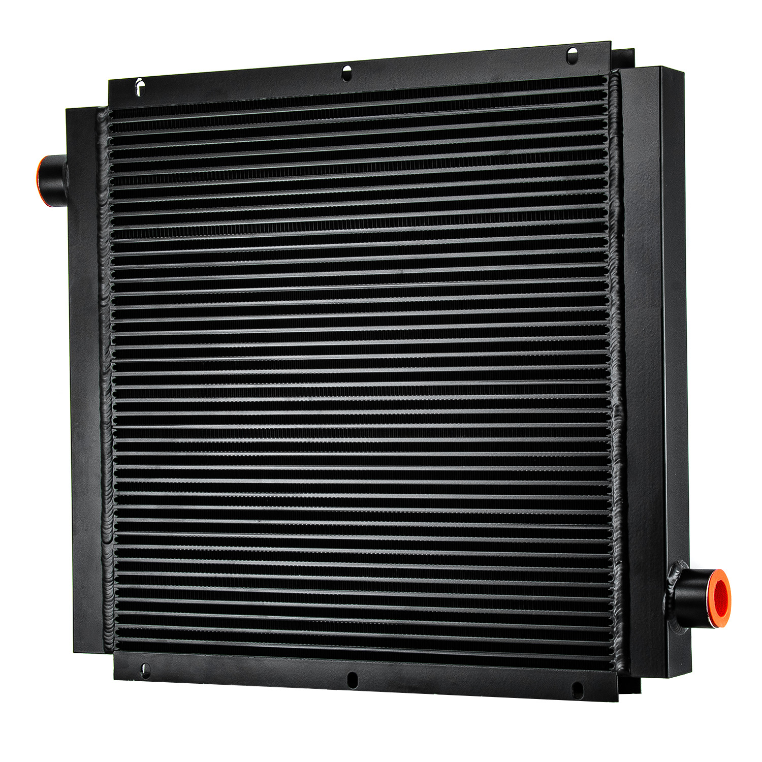 Heavy Duty Aluminum Oil Cooler For Mobile Industrial Hydraulics 90HP 0-120GPM.US