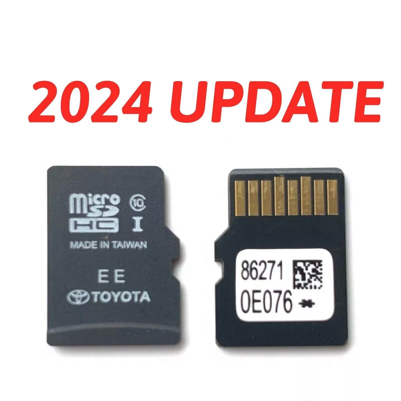 *NEW* UPDATED 2024 GPS NAVIGATION MICRO SD CARD TOYOTA OEM 86271 0E076 USA/CA