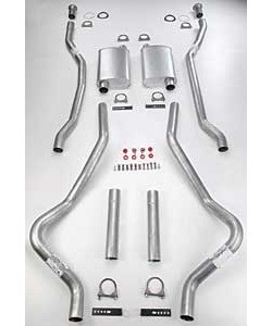 JEGS 30525 - Header-Back Dual Exhaust Kit for 1978-1988 GM G-Body [2-1/2 in.]