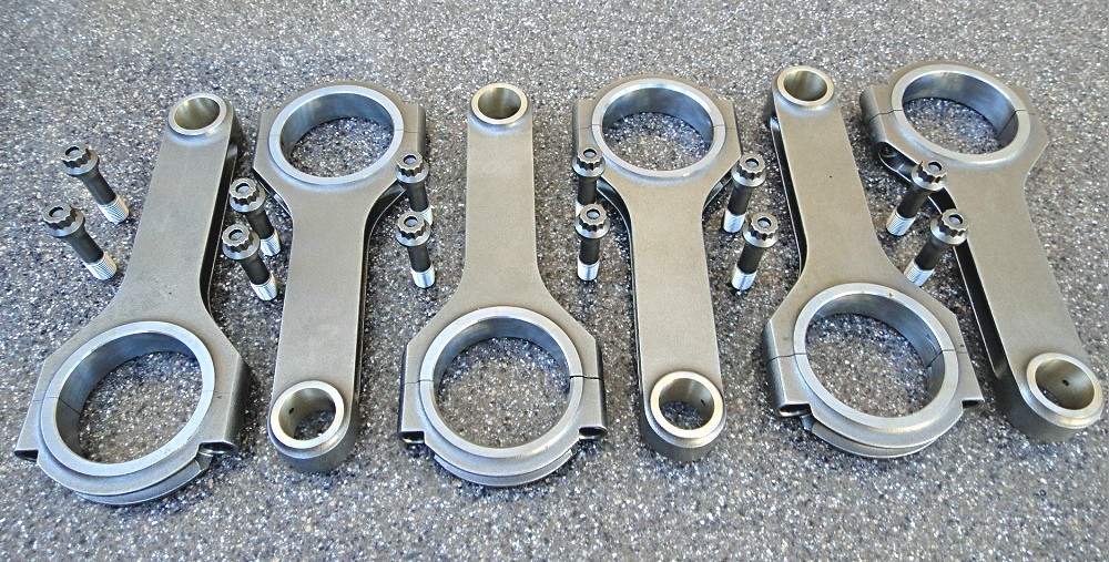 HIGH PERFORMANCE H BEAM RODS FOR ACURA 3.7L V6  J37A1  MDX  6.182\