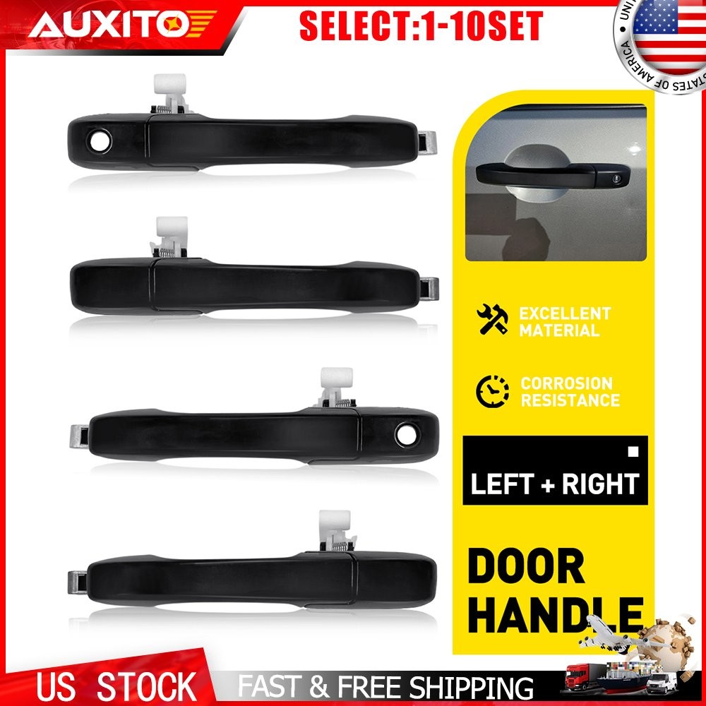 Exterior Door Handle Fit 2002-2006 Honda CR-V Complete Set Front Rear 4-40X