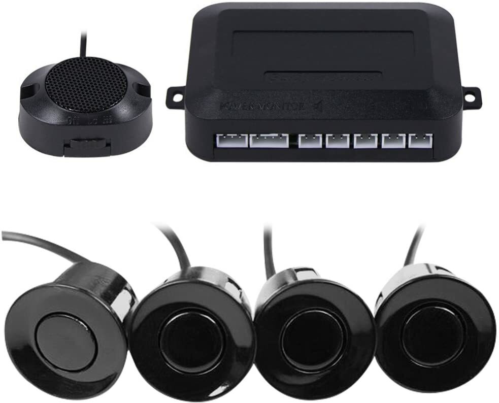 4 Parking Sensor Car Auto Backup Reverse Rear Radar Sound System Alert Alarm Kit 4 Parking Sensor Car Auto Backup Reverse Rear Radar Sound System Alert Alarm Kit