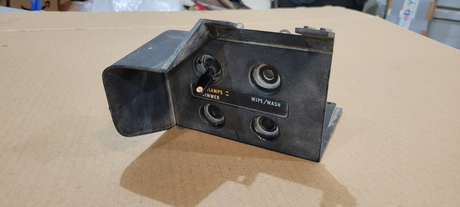 1970-71 Plymouth Barracuda Convertible Standard Dash Switch Bezel 2947783 MOPAR 1970-71 Plymouth Barracuda Convertible Standard Dash Switch Bezel 2947783 MOPAR