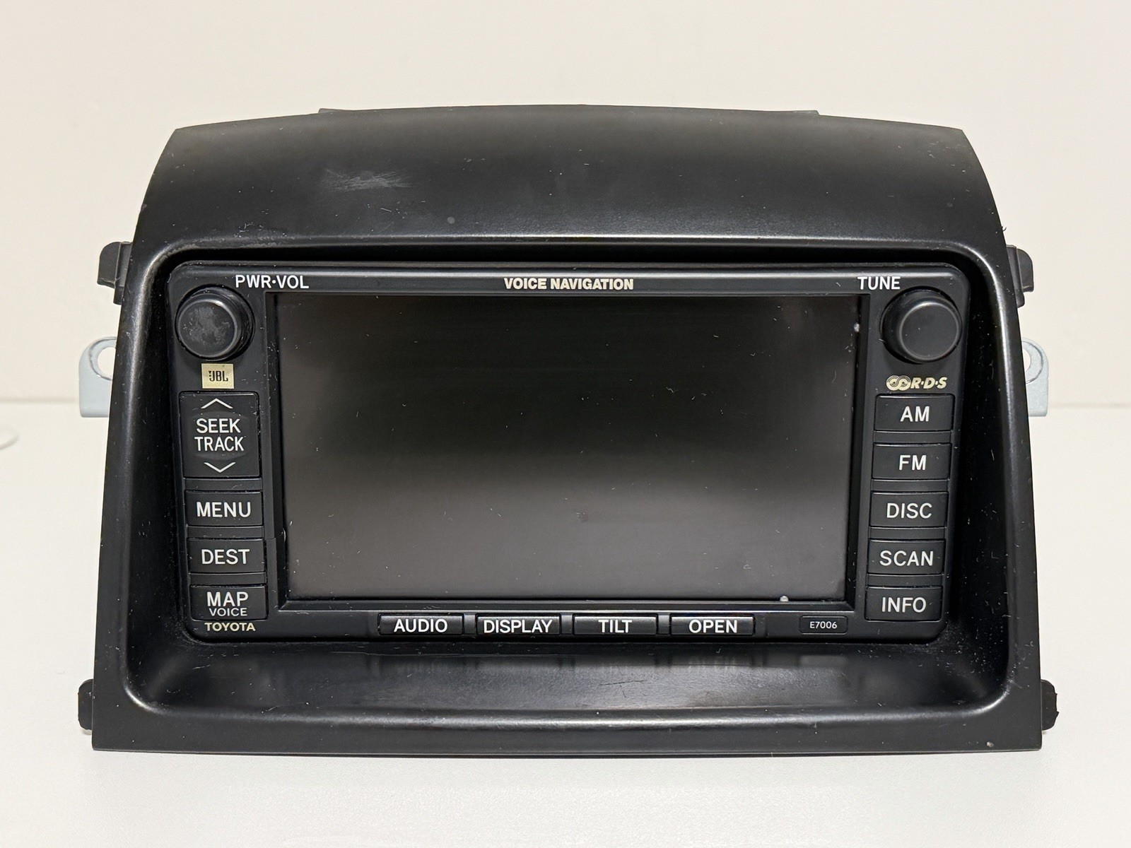 04-07 Toyota Sequoia Tundra Sienna JBL Navigation Display Radio 86120-34030 OEM 04-07 Toyota Sequoia Tundra Sienna JBL Navigation Display Radio 86120-34030 OEM