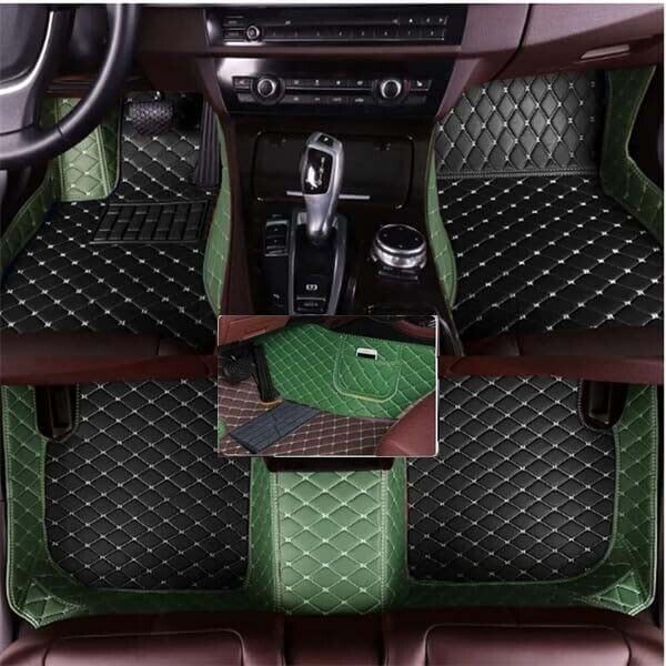 For Nissan GT-R Juke Kicks Leaf Maxima MICRA Car Floor Mats Luxury Custom Carpet