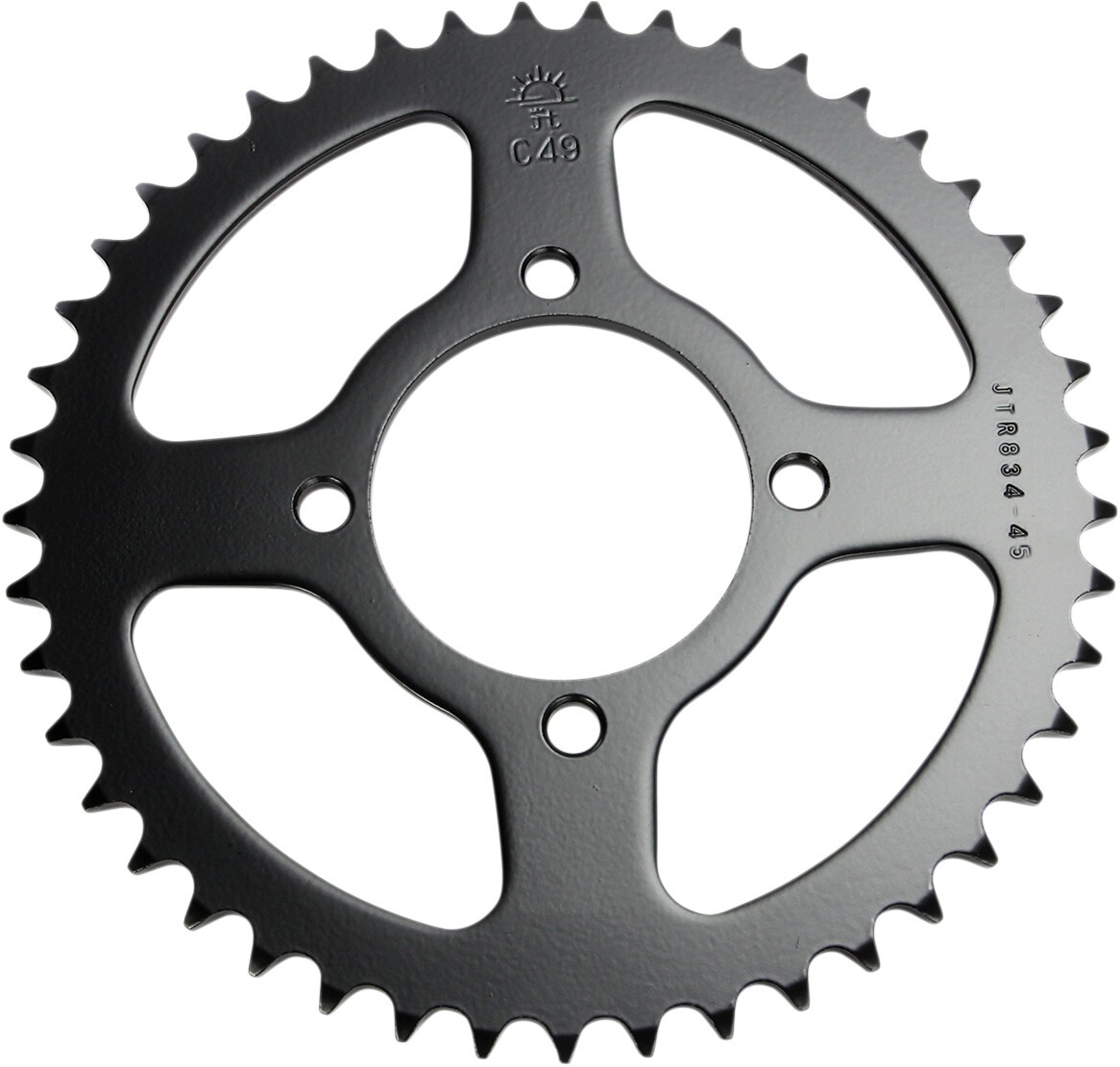 JT Steel Rear Sprocket 45T 420 Chain JTR834.45 JT Steel Rear Sprocket 45T 420 Chain JTR834.45