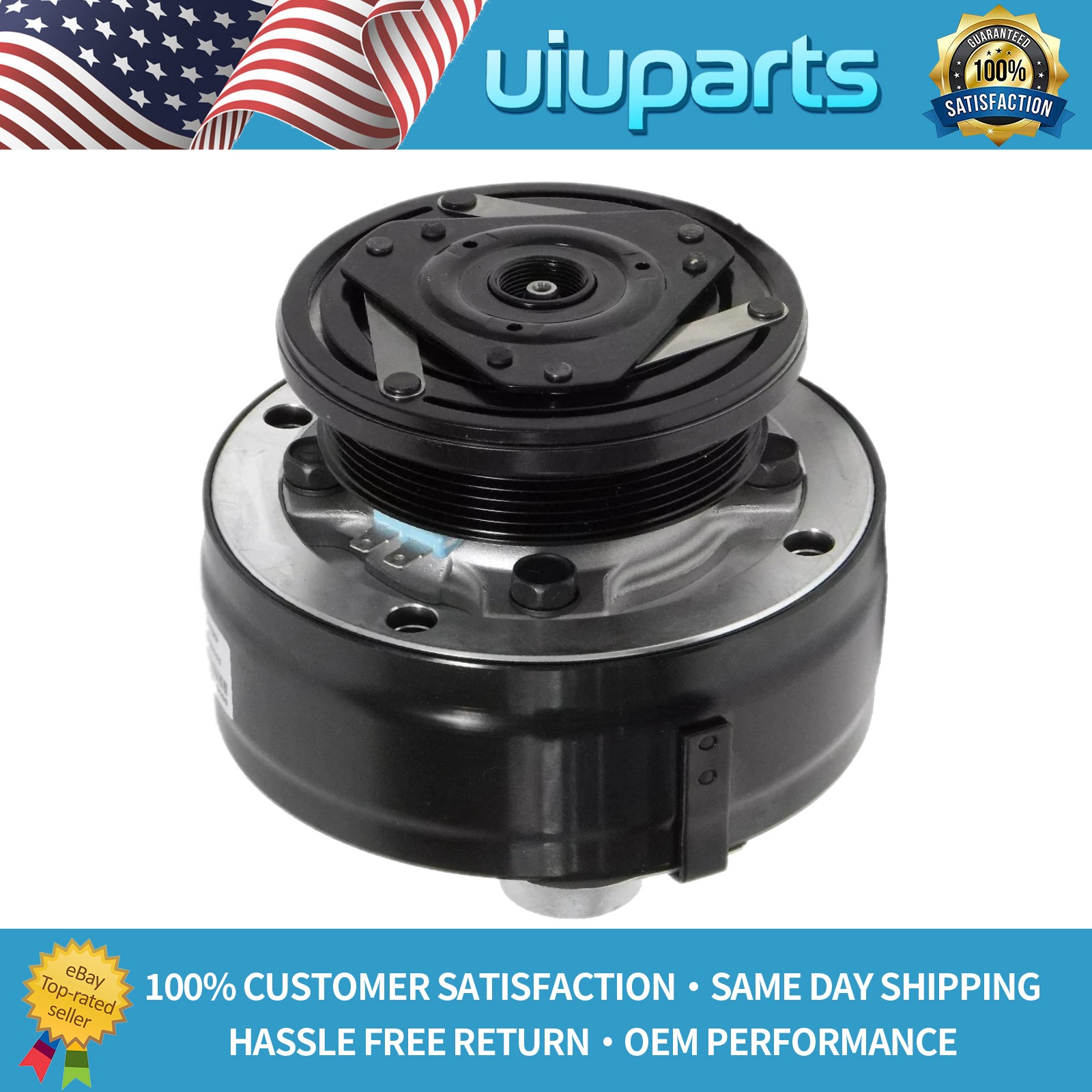 NEW A/C COMPRESSOR-R134A CO 11169MC FOR CHEVY C1500 C3500 K1500 K2500 K3500 GMC