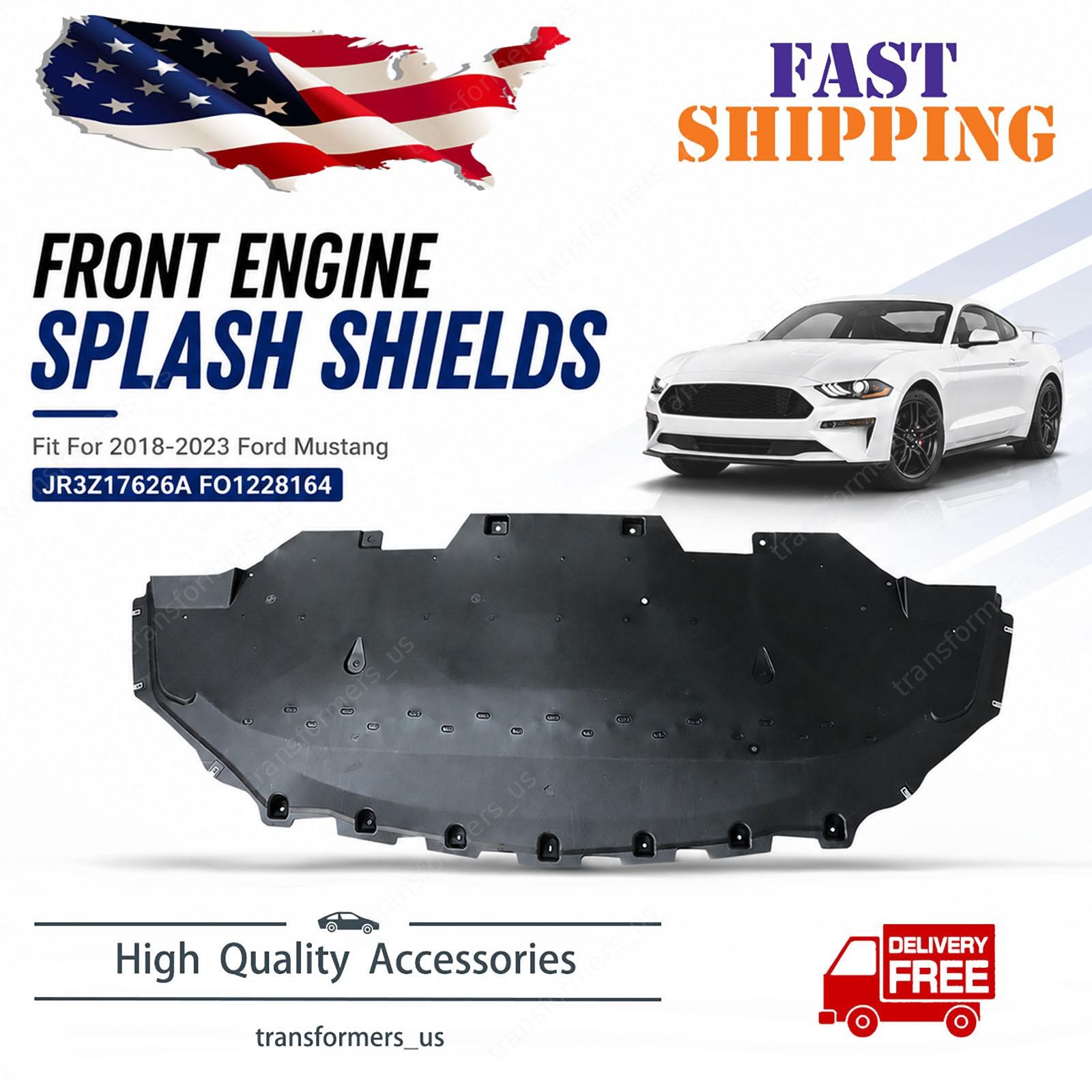 Front Engine Splash Shield Lower Under Cover For Ford Mustang 2018-23 JR3Z17626A