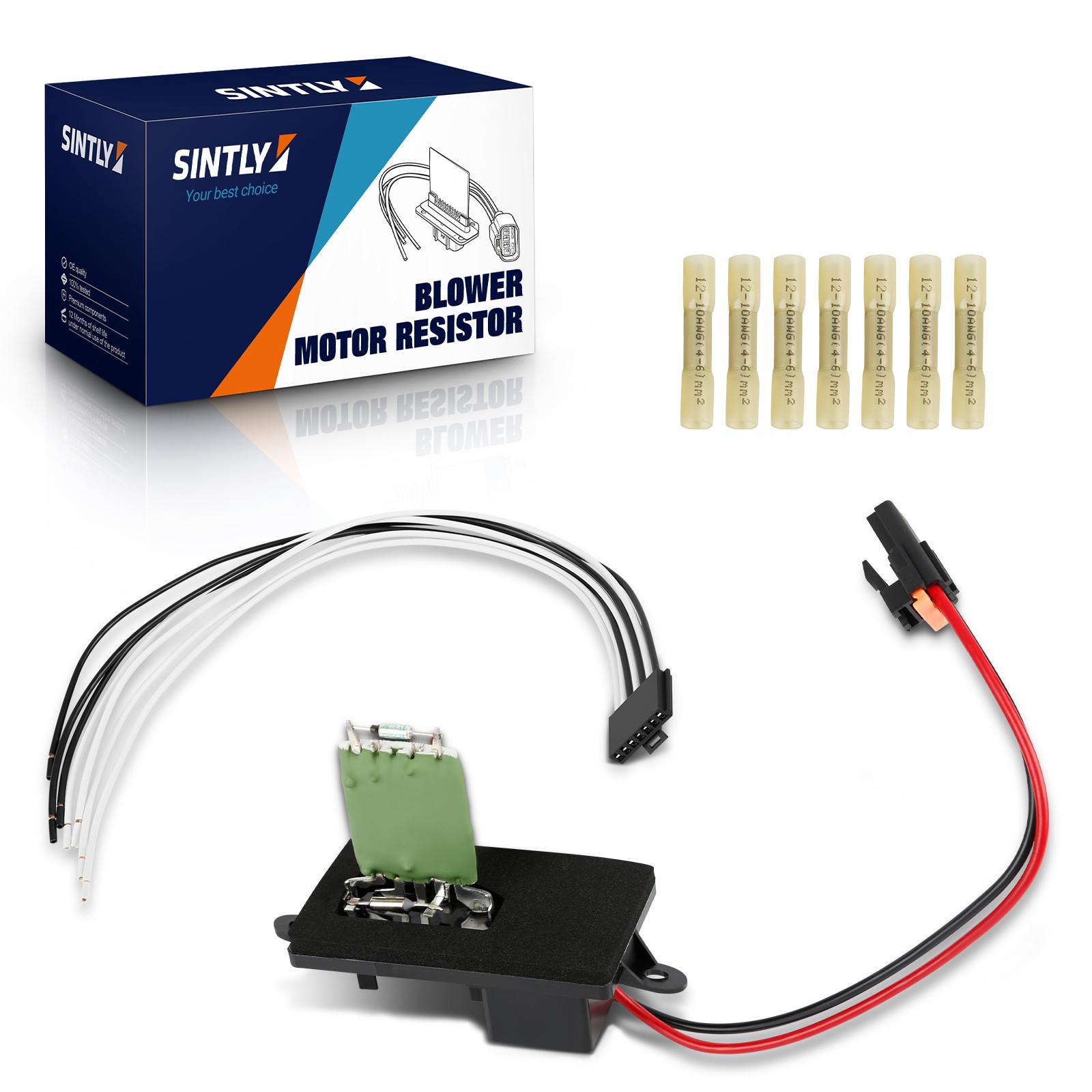 SINTLY Heater Blower Motor Resistor for Chevy Silverado 1500 GMC Sierra 99-07