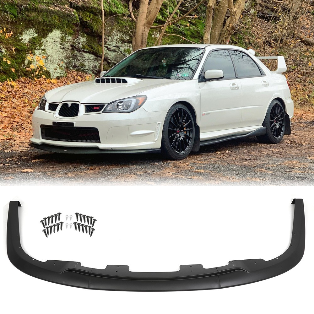 For 06 07 Subaru Impreza WRX & STi S204 Front Bumper Lip Spoiler Body Kit PP NEW