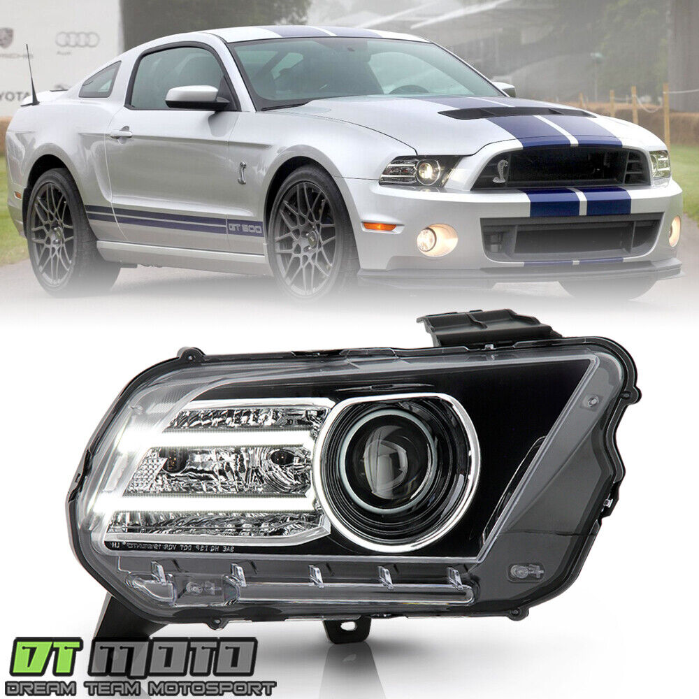 2013-2014 Ford Mustang HID/Xenon w/LED Projector Headlight Passenger Replacement