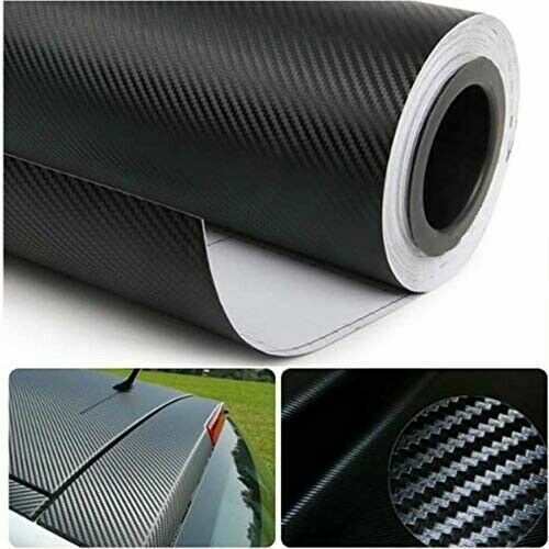 Rollo De Vinilo Fibra Carbono 5D Para Exterior Calificado Automotor Coches Vinil