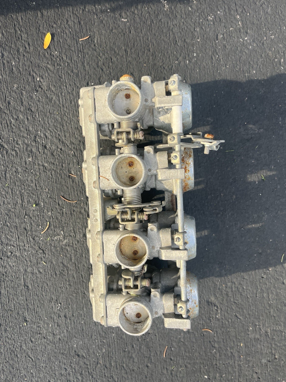 Vintage Honda CB650 CB750 Keihin CV 4 Cylinder Carburetor Assembly Rack 50mm OD