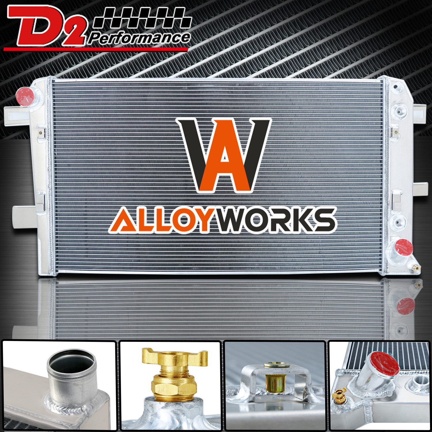 Radiator Fit 2001-2005 Chevy Silverado 2500 3500 Duramax LB7 LLY 6.6L V8 Diesel