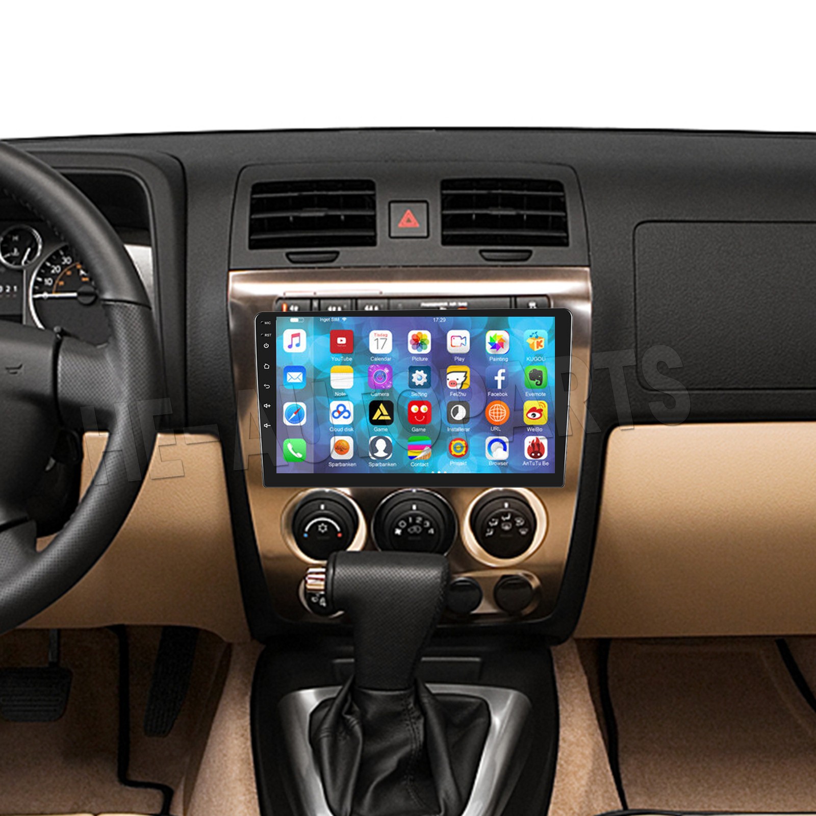 4+64GB Android 13 For Hummer H3 2006-2010 CarPlay Car Radio GPS Stereo FM Player