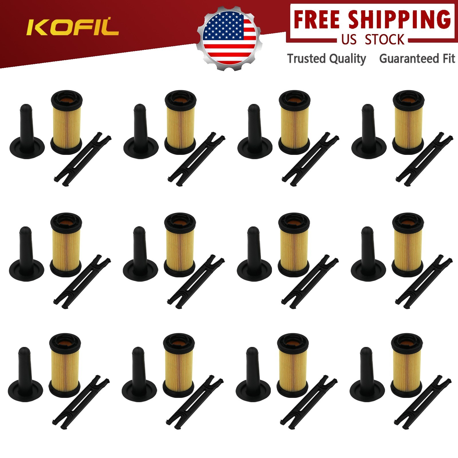 12X For Kenworth Peterbilt Def Urea Filter UF101 5303604 1457-436-033 11503650