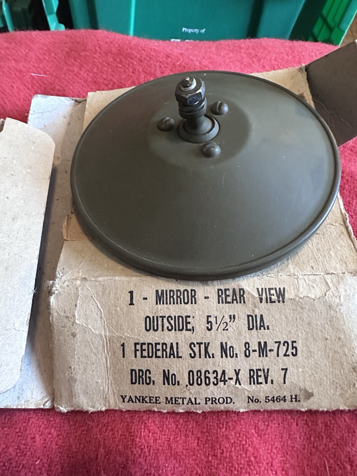 * Military Jeep M38A1 / M170 rear-view mirror * 