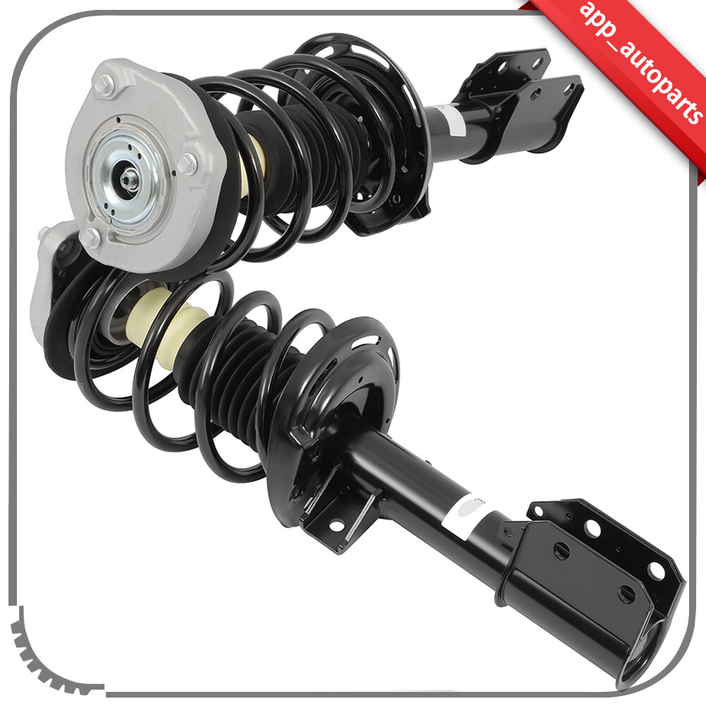 Front Pair Loaded Shocks Struts & Coil Spring For 2010-2015 Mercedes-Benz GLK350