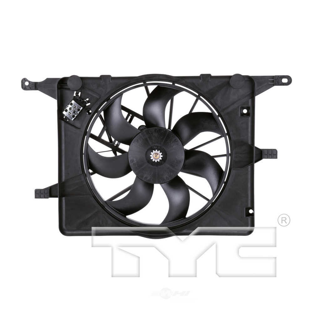 Dual Radiator and Condenser Fan Assembly TYC 621830