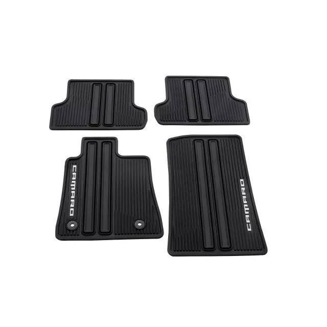 2016-2024 Chevrolet Camaro Premium All Weather Mat Package 86555231 Black OEM GM 2016-2024 Chevrolet Camaro Premium All Weather Mat Package 86555231 Black OEM GM