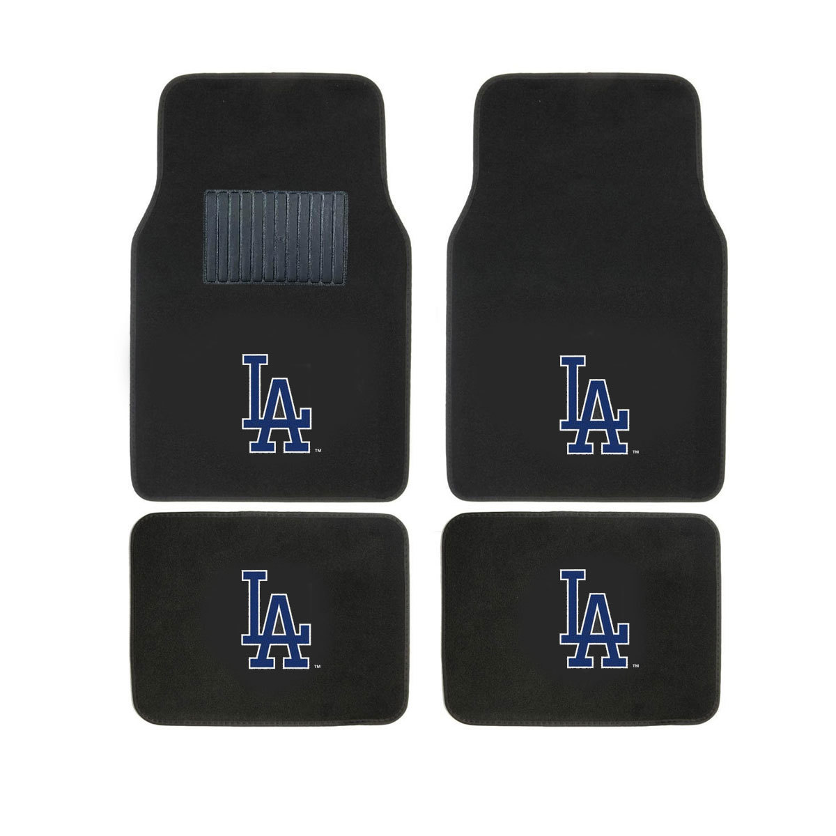 New MLB Los Angeles Dodgers Car Truck Front Rear Back Carpet Floor Mats Set New MLB Los Angeles Dodgers Car Truck Front Rear Back Carpet Floor Mats Set