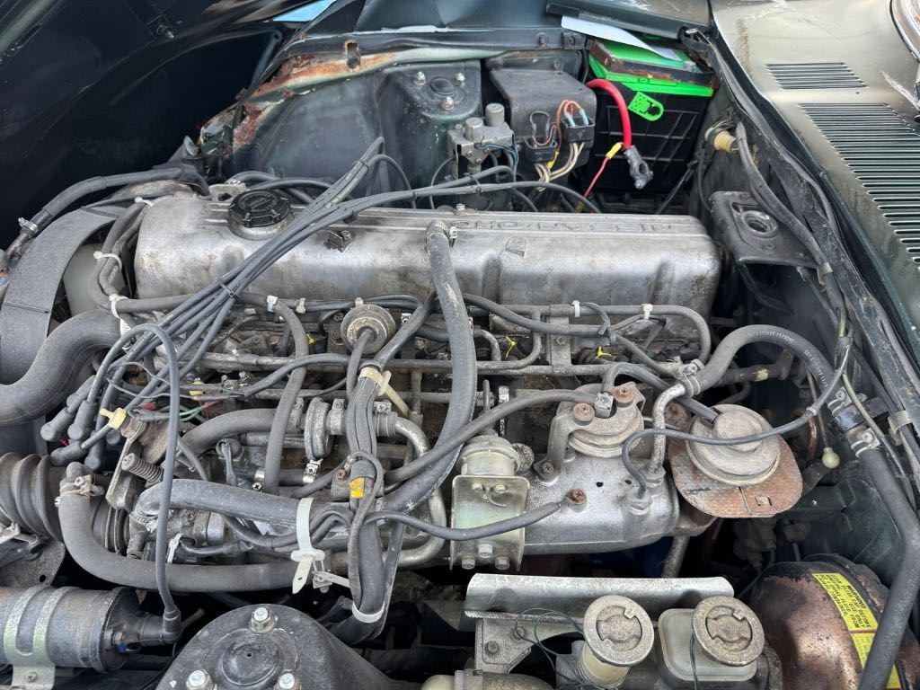 75 76 77 78 Datsun 280Z 2.8L Engine and Manual Transmission Drivetrain Pullout