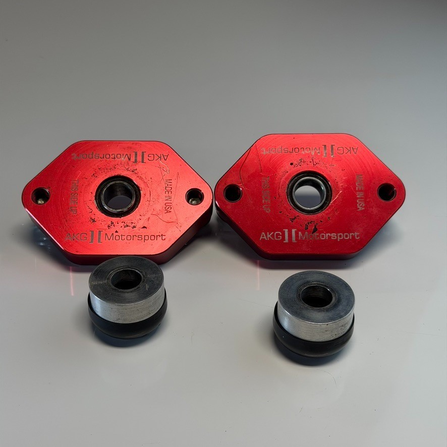 AKG Motorsport Rear Upper Shock Mounts Spherical BMW E8X E9X Track Race AKG Motorsport Rear Upper Shock Mounts Spherical BMW E8X E9X Track Race