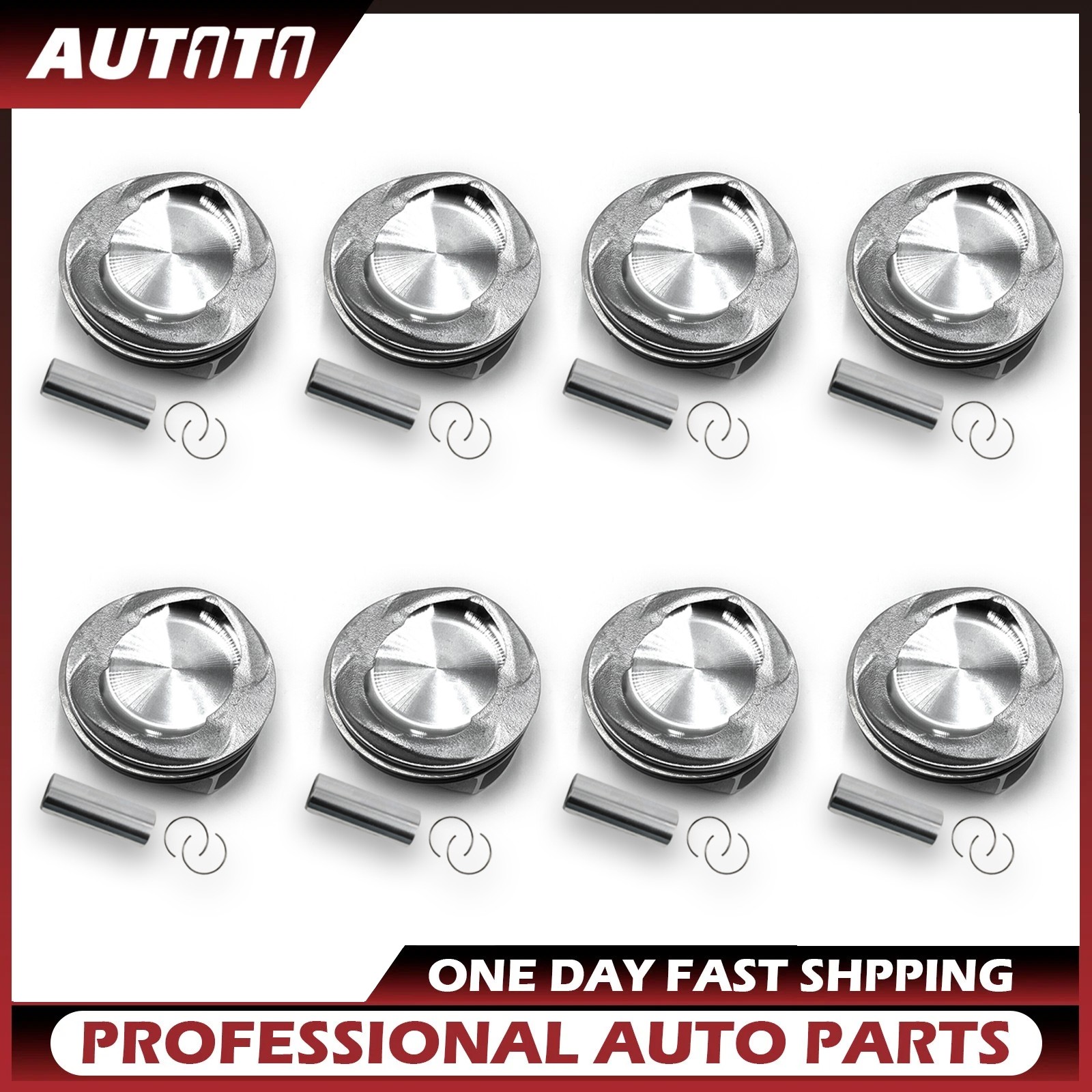 8x Pistons & Rings 92.50mm For Land Rover Range Rover Jaguar XJ 508PN AJ133 5.0L