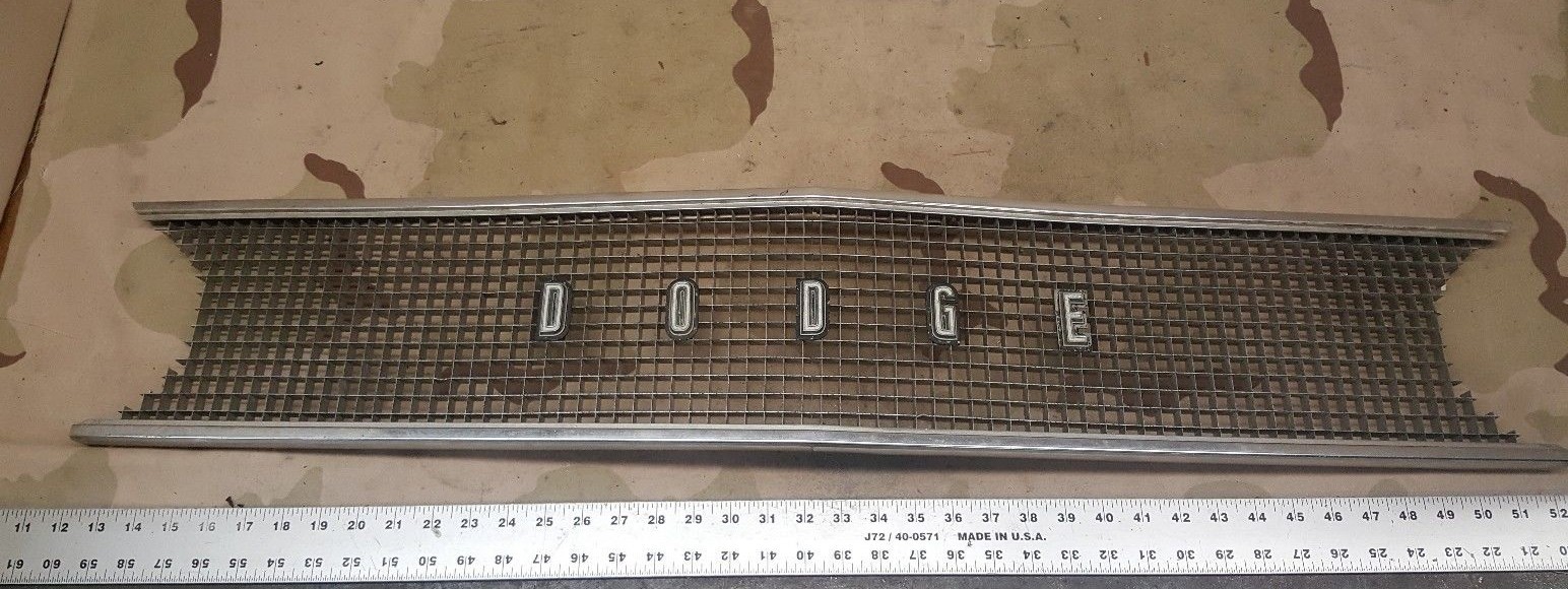 1968 Dodge Coronet Grille W/ Letters OEM 1968 Dodge Coronet Grille W/ Letters OEM