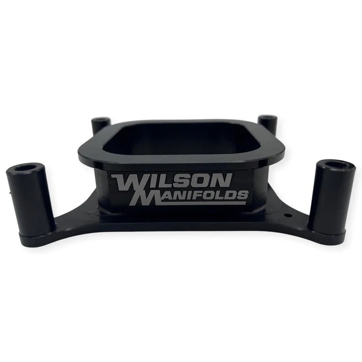 Wilson Manifolds Open Carburetor Spacers Aluminum, 1.5 in. Thick Wilson Manifolds Open Carburetor Spacers Aluminum, 1.5 in. Thick