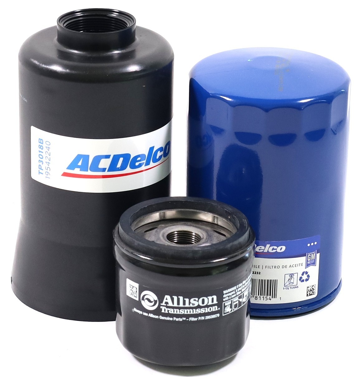 GM ACDelco Fuel Oil & Transmission Filter Service Kit 2001-2016 Duramax Diesel