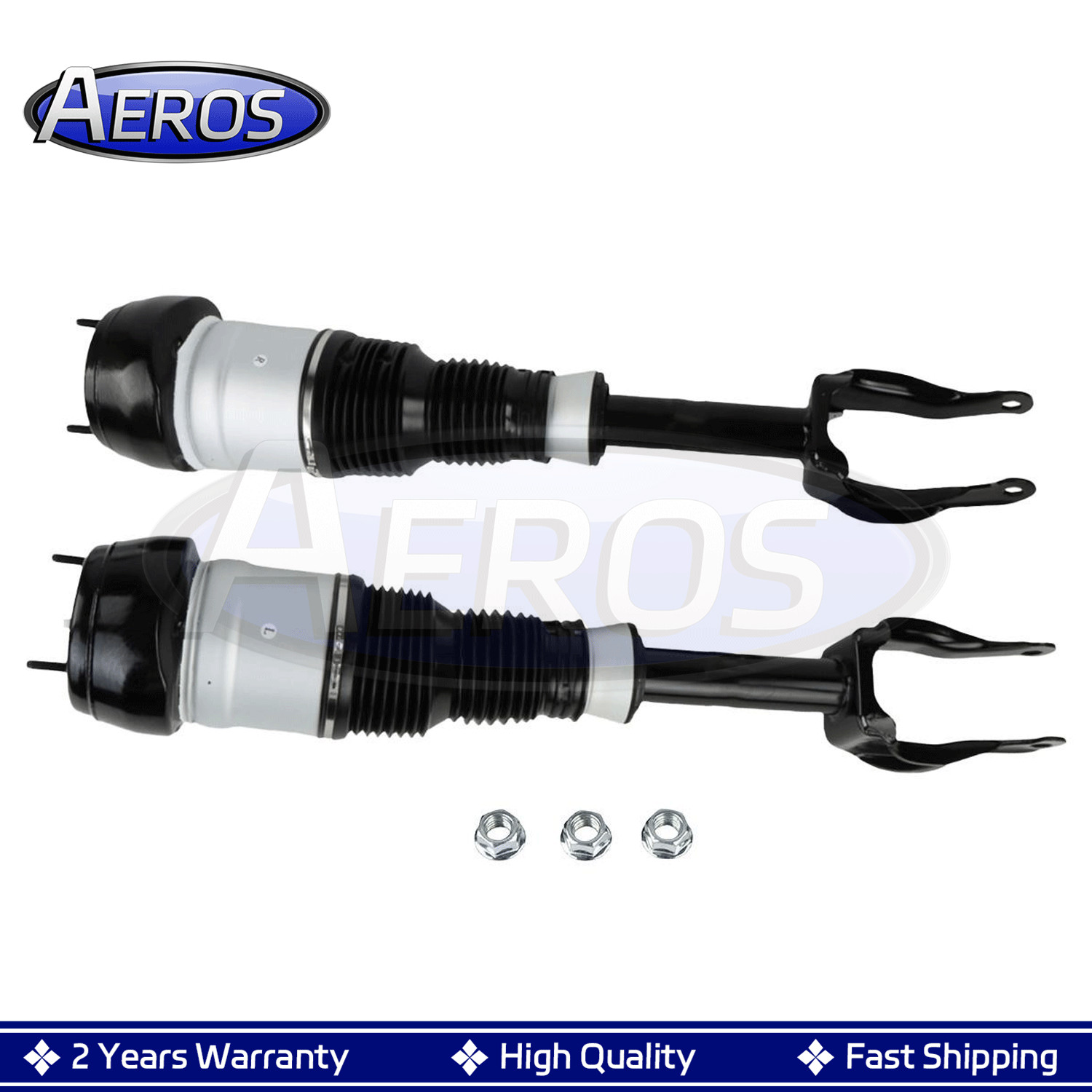 2X Air Suspension Struts For 2013-2016 Mercedes GL450 X166 1663202513 1663202613
