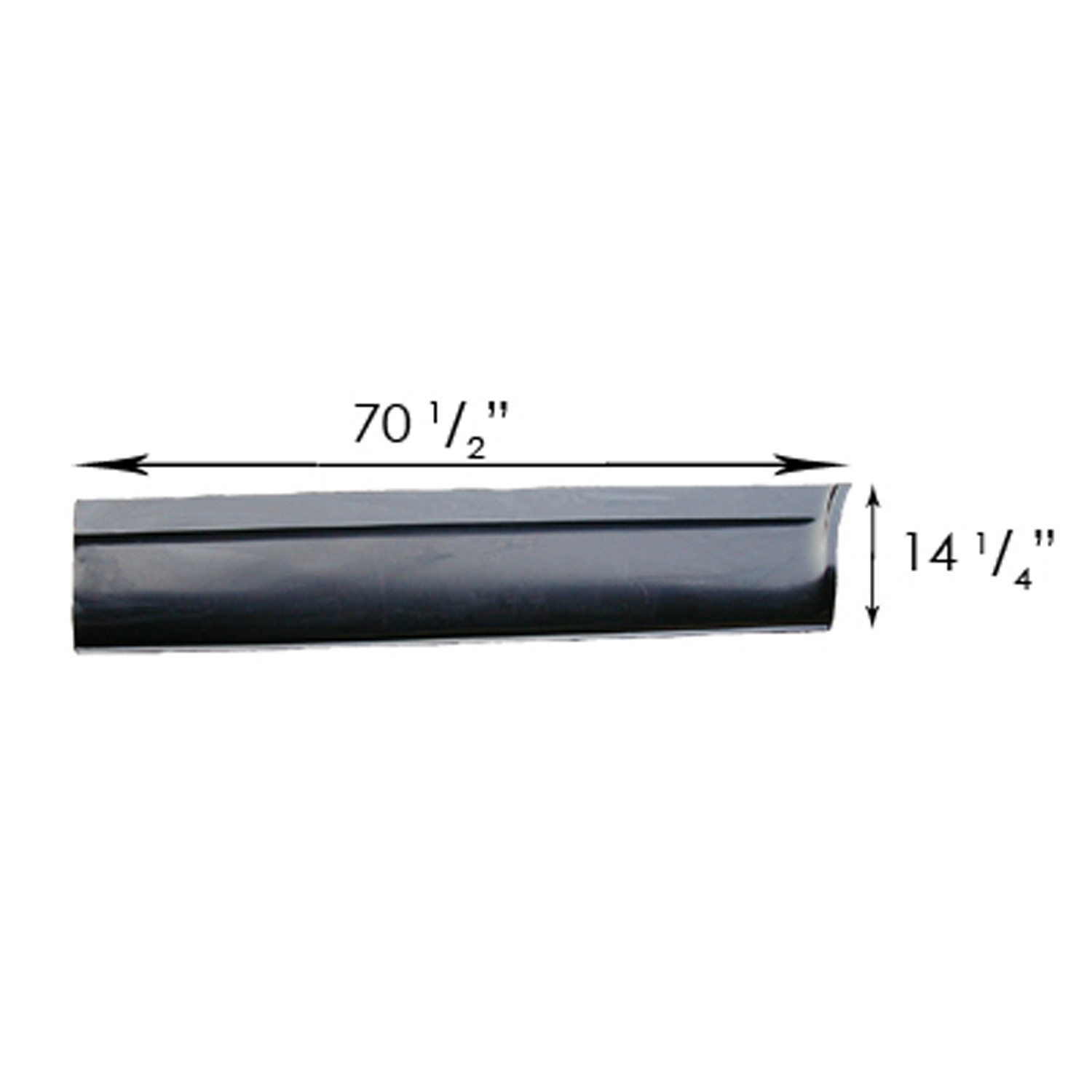 Unpainted Front Driver Side Lower Side Body Panel fits 1971-1996 GMC Van Gmc