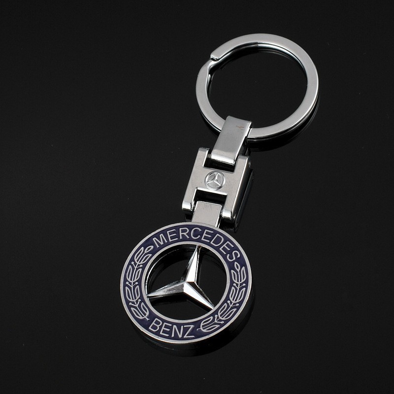 Metal Keychain Key Ring Double-Sided Colored Creative Auto Key Holder Gifts
