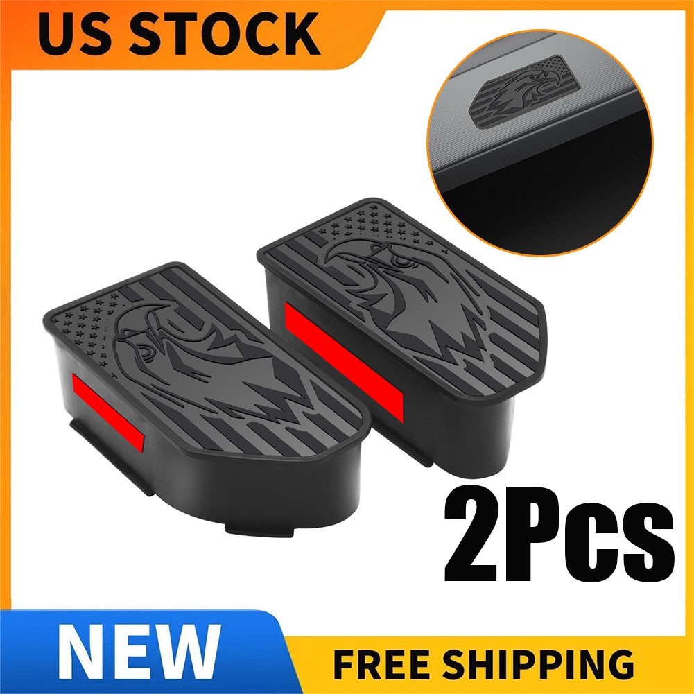 2Pcs Stake Pocket Hole Cover Caps Plugs Custom Fit For Chevrolet Silverado 1500